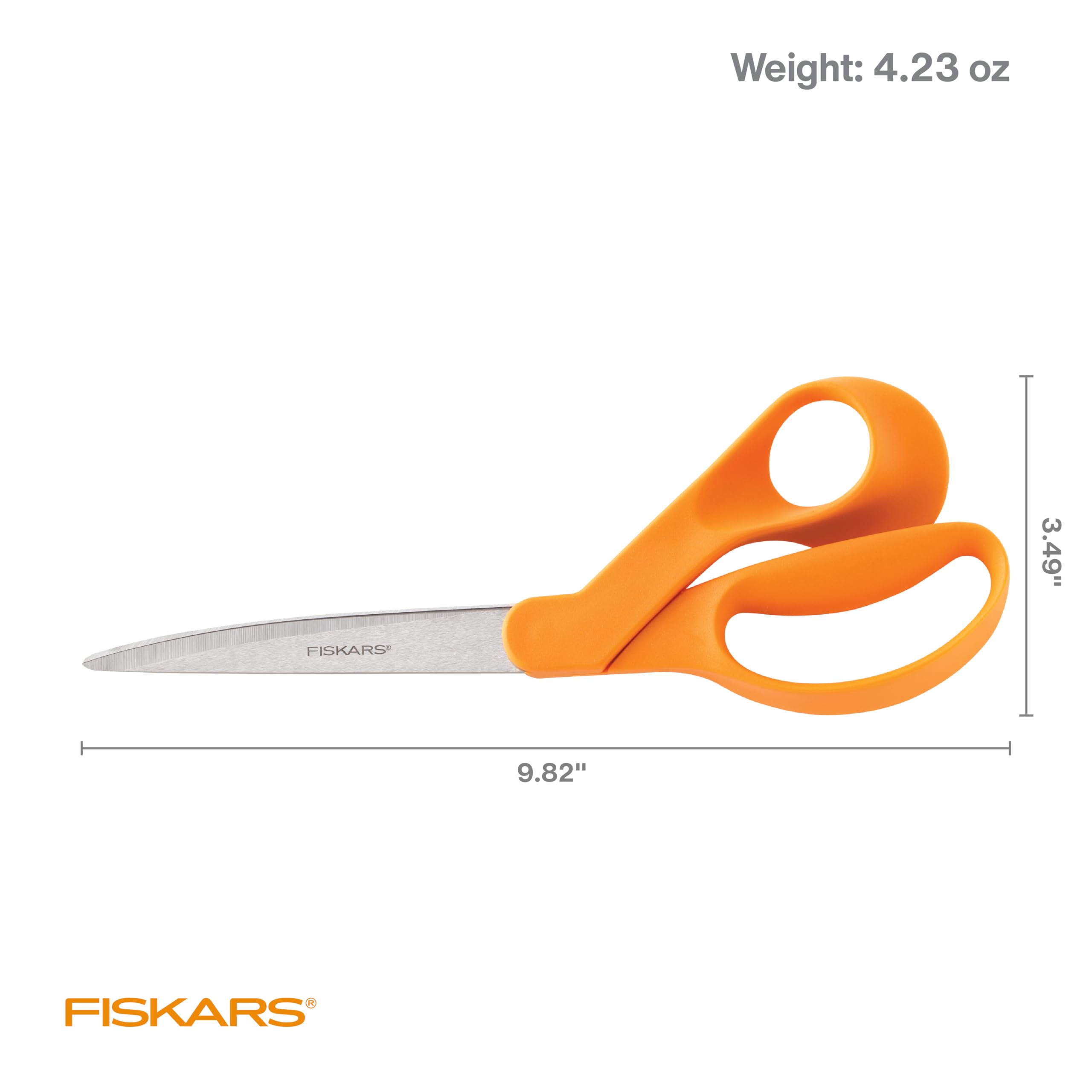 Amazon.com: Fiskars 9-Inch Bent Dressmaker Shears, Orange
